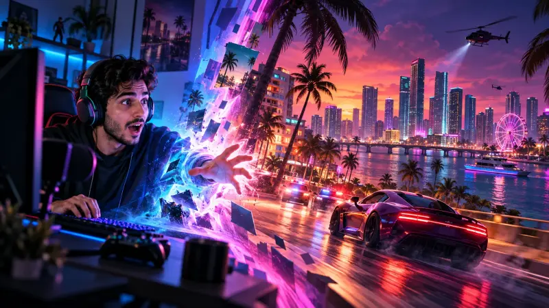 احمد رکسا و GTA 6؛ ماجرای ورود عجیب به جی تی ای ۶ و آخرین اخبار بازی در سال ۲۰۲۶